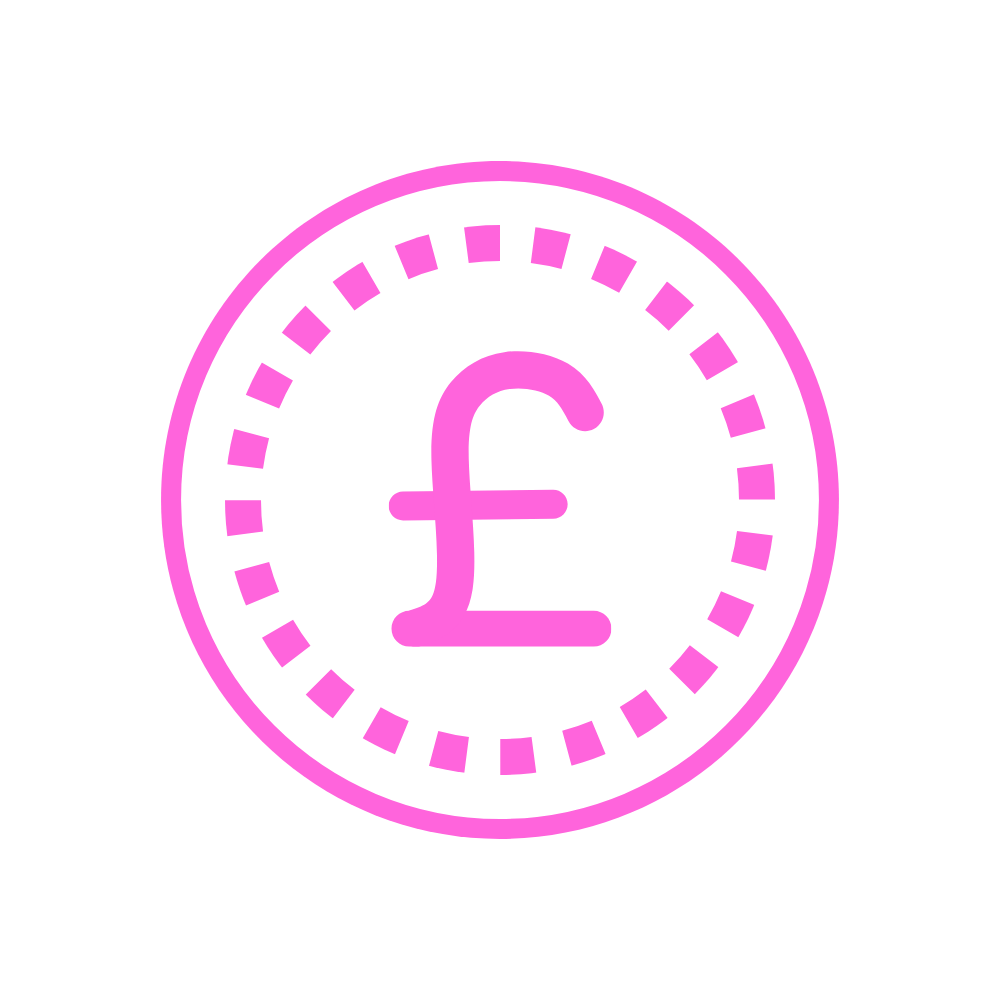 Pound coin icon